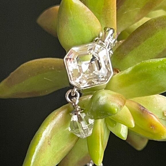 Spotlight Necklace Silver Asscher Cut - Picture 9 of 11